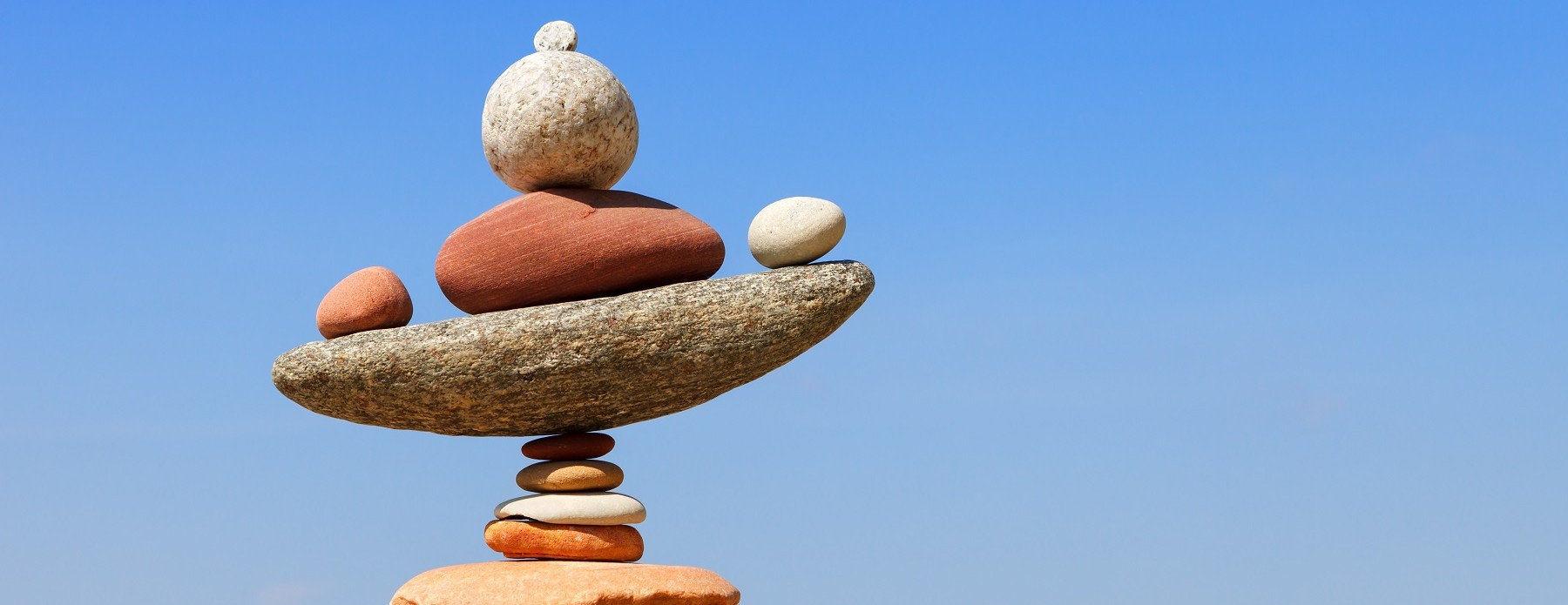 Rocks balancing on top of each other