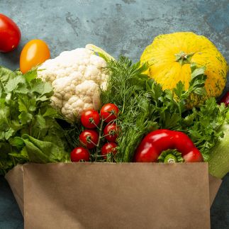 Bag of vegetables