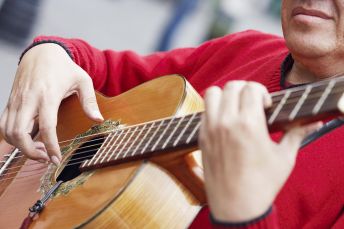 Man playing guitar