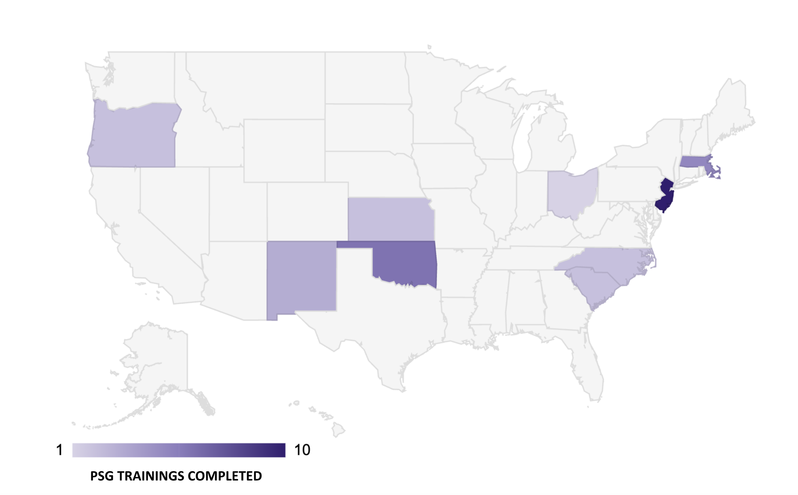 Map of PSG Impact
